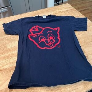 Vintage Piggly Wiggly Big On The Pig Grocery Store blue T Shirt Size Medium C5